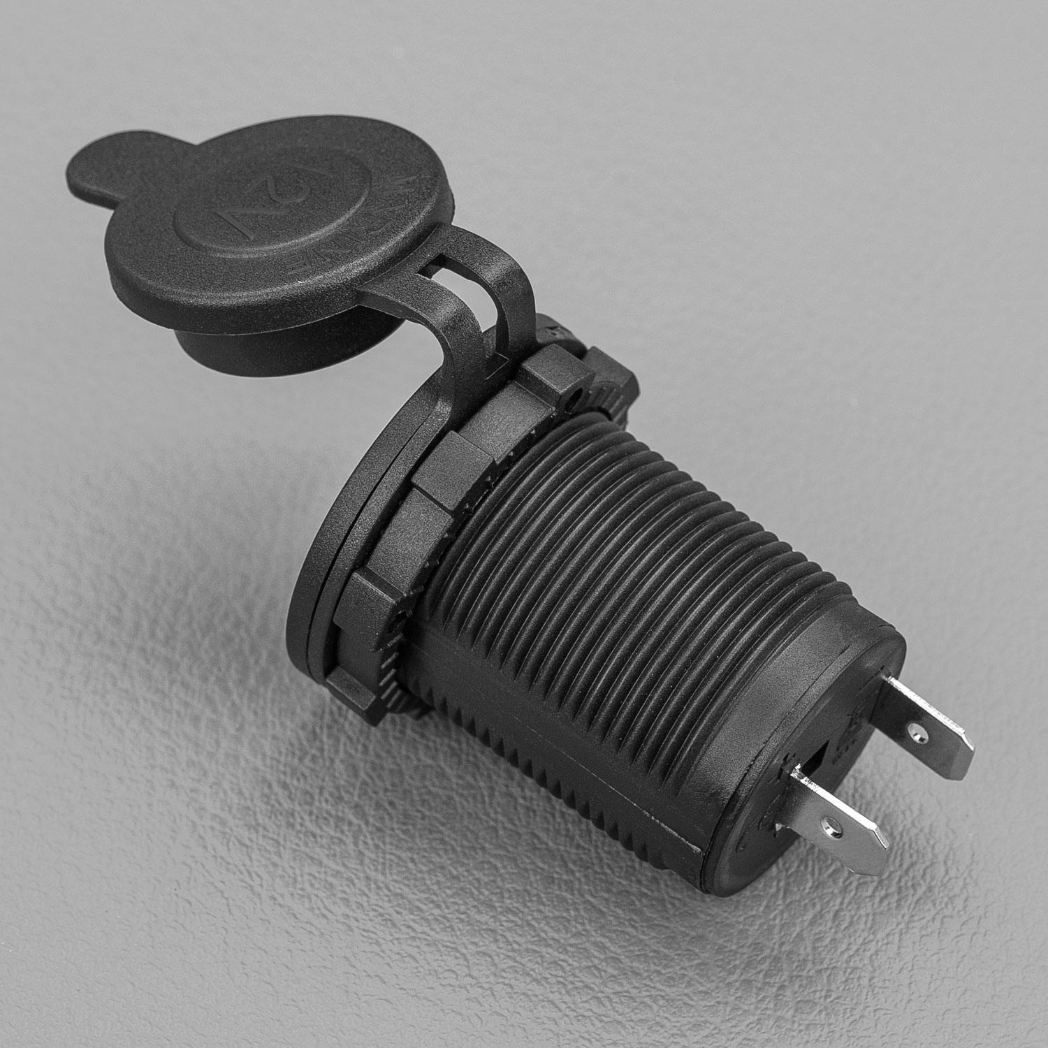 12v CIGARETTE LIGHTER SOCKET – FLUSH MOUNT