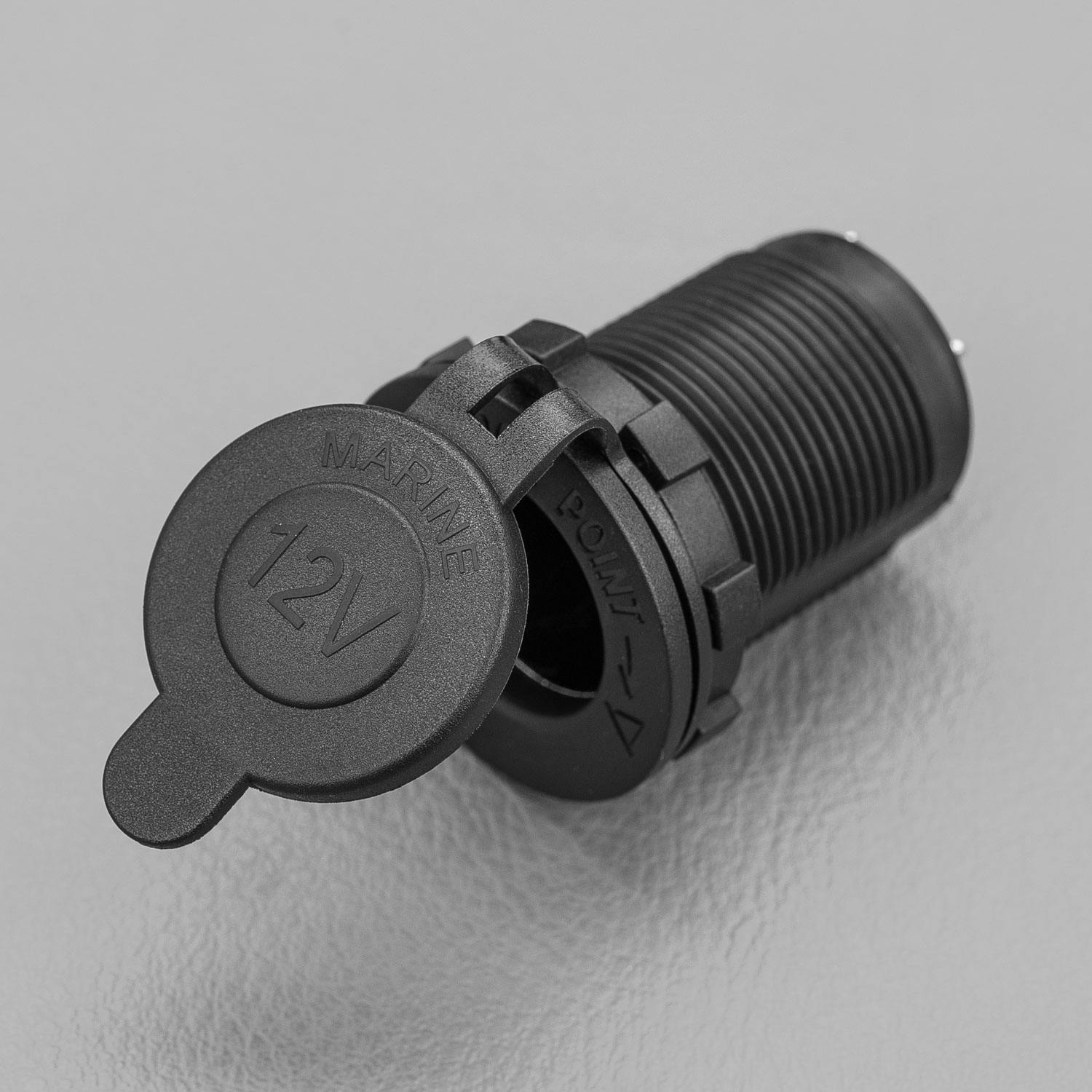 12v CIGARETTE LIGHTER SOCKET – FLUSH MOUNT