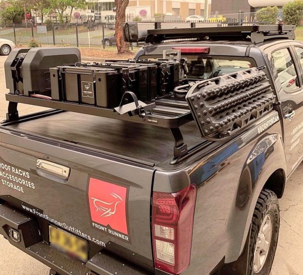ISUZU D-MAX (2012-CURRENT) EGR ROLLTRAC SLIMLINE II LOAD BED RACK KIT