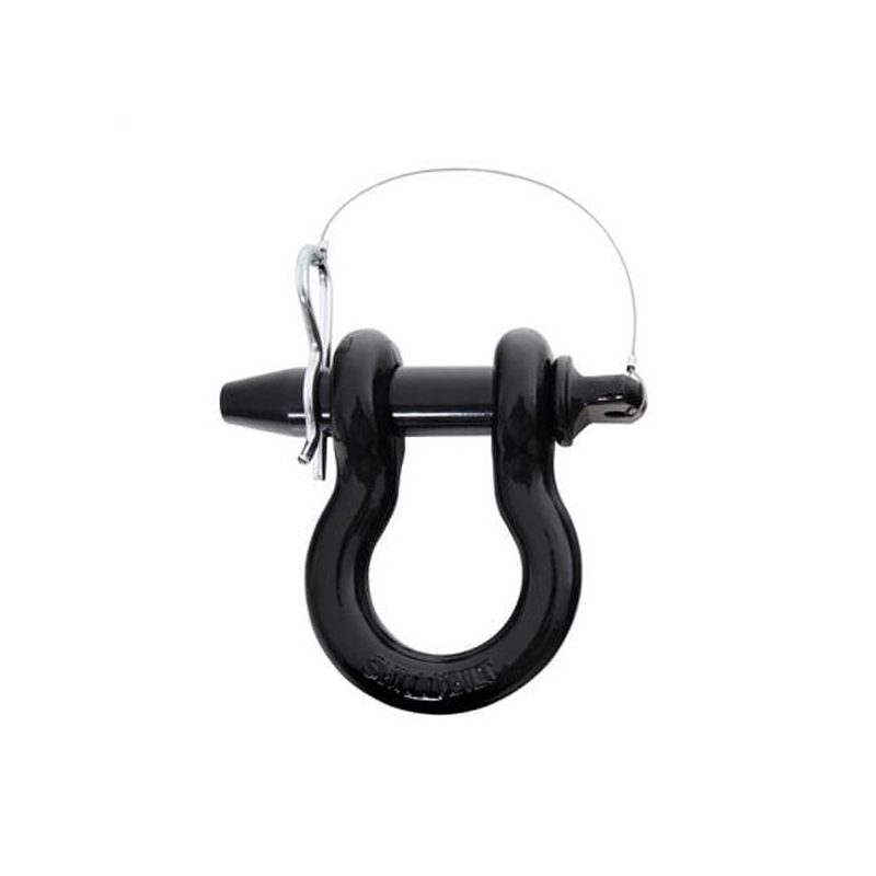 3/4″ Quick Disconnect D-Ring Shackle (Black)