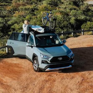 RAV4 (2019 – current) (1358mm) SLIMLINE II ROOF RACK KIT – KRTR004T