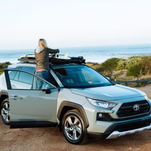 RAV4 (2019 – current) (1358mm) SLIMLINE II ROOF RACK KIT – KRTR004T