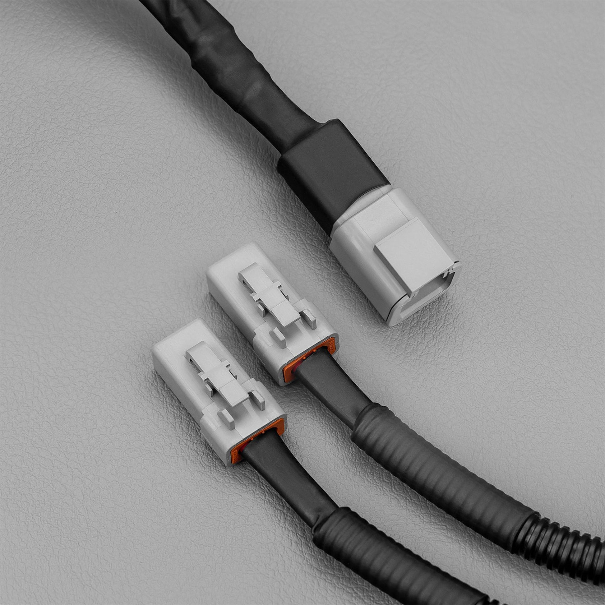 2 TO 1 DEUTSCH DTP CONNECTOR / SPLITTER | 2 LIGHTS WITH 1 WIRING HARNESS 1.5M