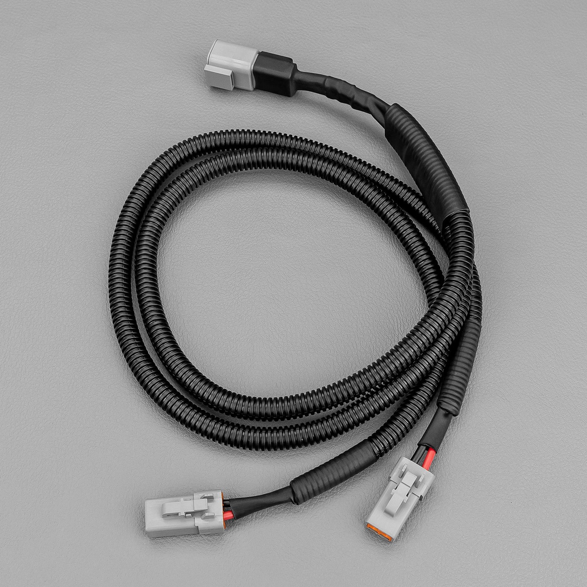 2 TO 1 DEUTSCH DTP CONNECTOR / SPLITTER | 2 LIGHTS WITH 1 WIRING HARNESS 1.5M