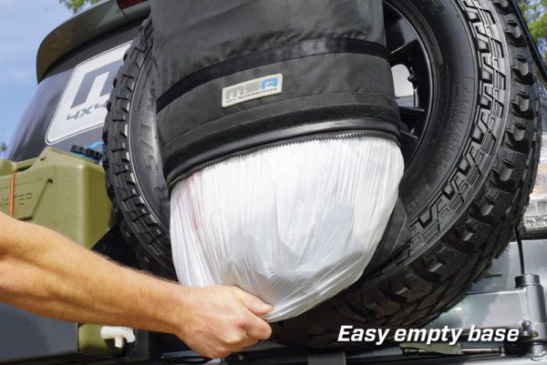 REAR WHEEL RUBBISH BIN