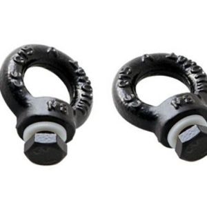 BLACK TIE DOWN RINGS / EYE NUTS – BY FRONT RUNNER