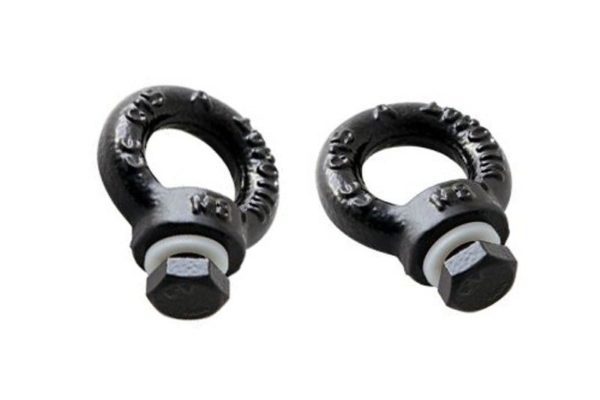 BLACK TIE DOWN RINGS / EYE NUTS – BY FRONT RUNNER