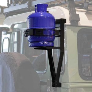 LAND ROVER DEFENDER 90/110 SINGLE GAS BOTTLE BRACKET – BY FRONT RUNNER