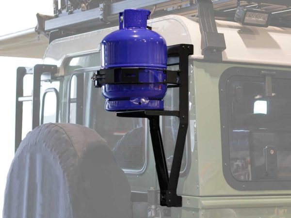 LAND ROVER DEFENDER 90/110 SINGLE GAS BOTTLE BRACKET – BY FRONT RUNNER