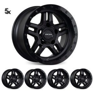 LC200 (17X9) 5x MATT HAMMER WHEELS (5/150) +35 OFFSET
