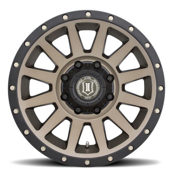 SILVERADO/SUBURBAN/SIERRA 2500HD (18×9) 4 x COMPRESSION BRONZE 8×180 +12 OFFSET