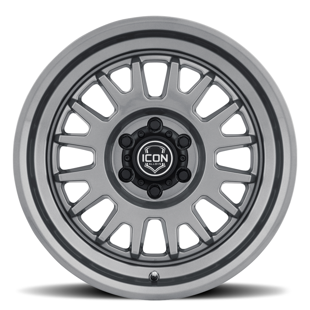 (17×8.5) 4x ANZA GUN METAL 6×5.5 (0 OFFSET)