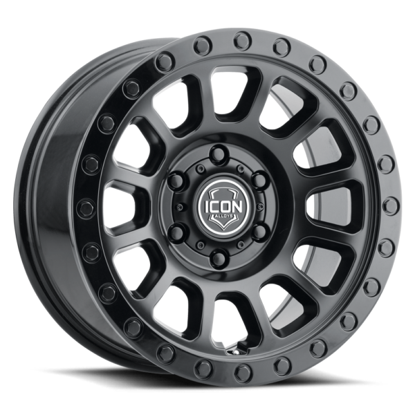 JK/JL/JT (17×8.5) 5x HULSE DBL BLACK 5×5 -6 OFFSET