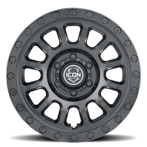 JK/JL/JT (17×8.5) 5x HULSE DBL BLACK 5×5 -6 OFFSET