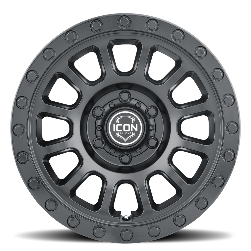 JK/JL/JT (17×8.5) 5x HULSE DBL BLACK 5×5 -6 OFFSET