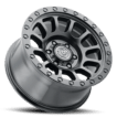 JK/JL/JT (17x8.5) 5x HULSE DBL BLACK 5x5 -6 OFFSET - Image 4