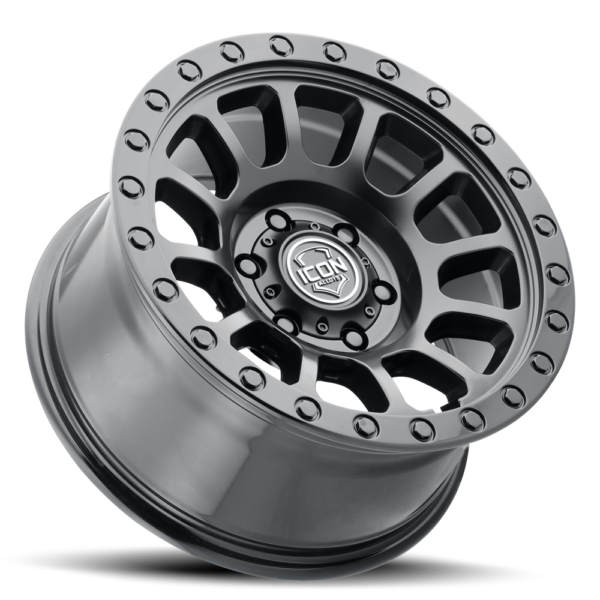JK/JL/JT (17×8.5) 5x HULSE DBL BLACK 5×5 -6 OFFSET