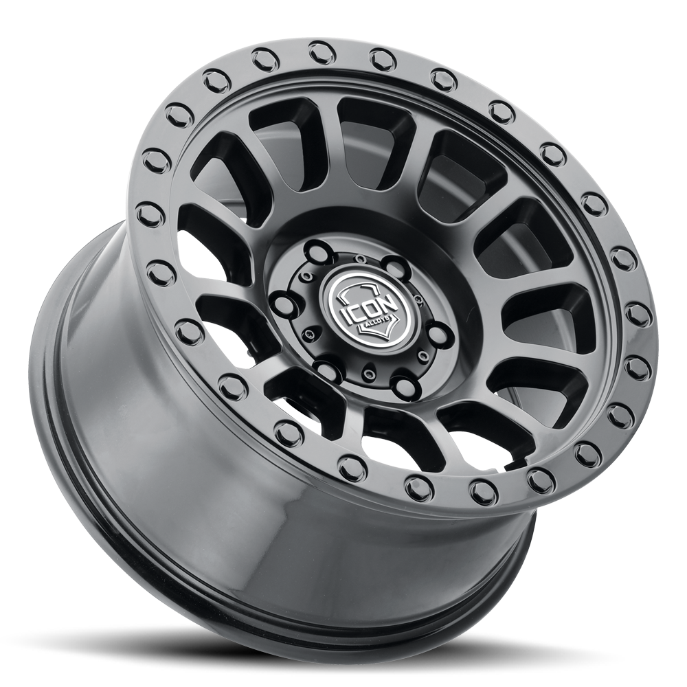 JK/JL/JT (17×8.5) 5x HULSE DBL BLACK 5×5 -6 OFFSET