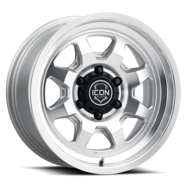 SILVERADO/SUBURBAN/SIERRA 1500 (17×8.5) 4x NUEVO SILVER MACHINED 6×5.5 (0 OFFSET)