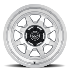 SILVERADO/SUBURBAN/SIERRA 1500 (17×8.5) 4x NUEVO SILVER MACHINED 6×5.5 (0 OFFSET)