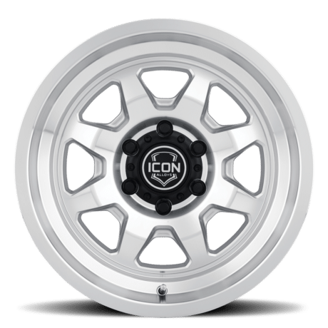 SILVERADO/SUBURBAN/SIERRA 1500 (17×8.5) 4x NUEVO SILVER MACHINED 6×5.5 (0 OFFSET)