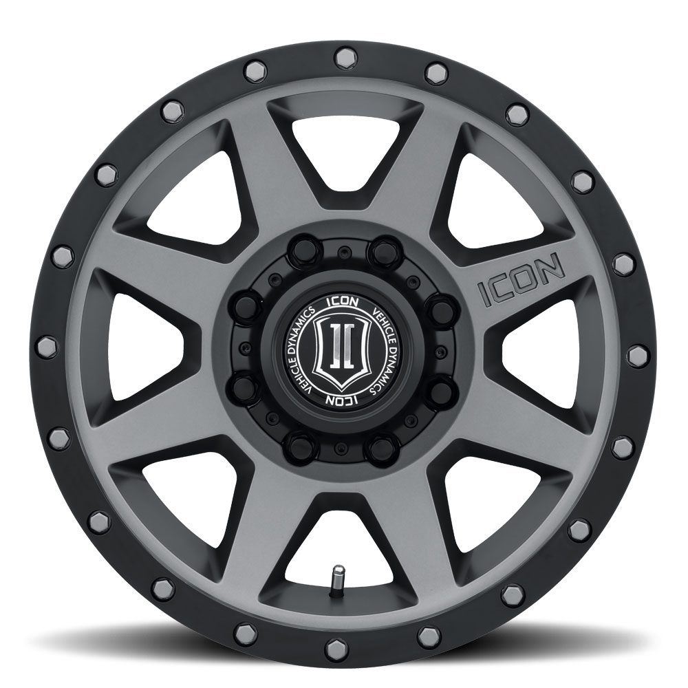 SILVERADO/SUBURBAN/SIERRA 2500/3500HD (18×9) 4x REBOUND HD TITANIUM 8×170 +6 OFFSET
