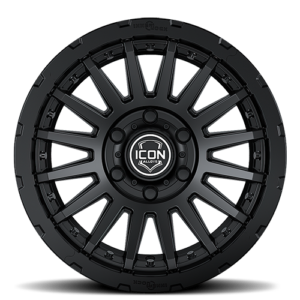 (17×8.5) 4x RECON PRO SATIN BLACK 6×5.5 (0 OFFSET)