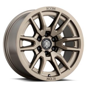 (17×8.50) 4x VECTOR6 BRONZE 6×5.5″ (0 OFFSET)