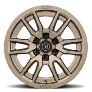 (17×8.50) 4x VECTOR6 BRONZE 6×5.5″ (0 OFFSET)