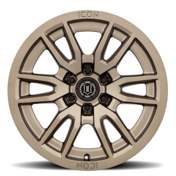 (17×8.50) 4x VECTOR6 BRONZE 6×5.5″ (0 OFFSET)