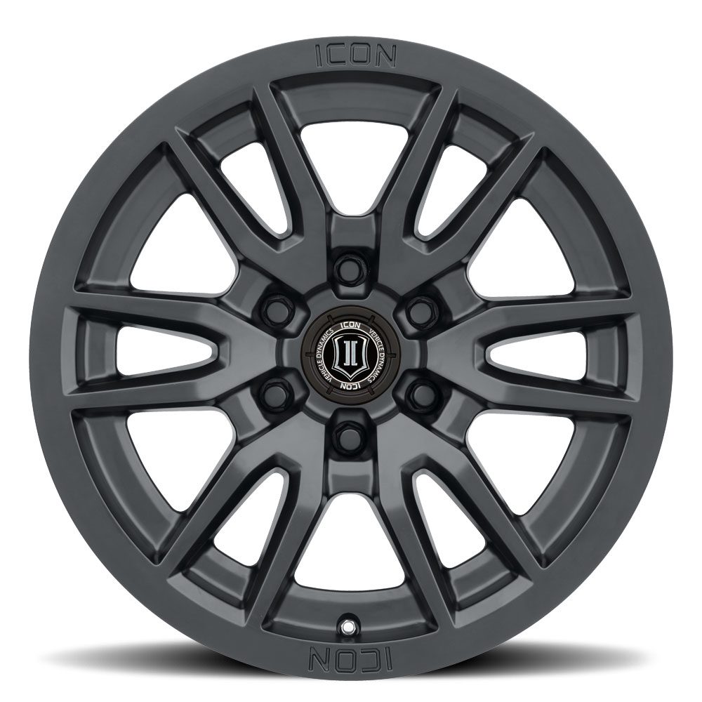 LC300 (17×8.5) 4x VECTOR6 Satin Black 6×5.5 +25 OFFSET