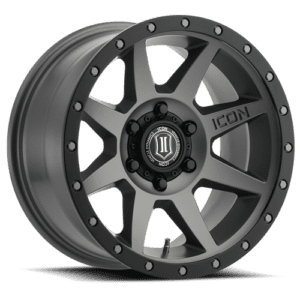 (17×8.50) 4x REBOUND TITANIUM 6×5.5″ (0 OFFSET)