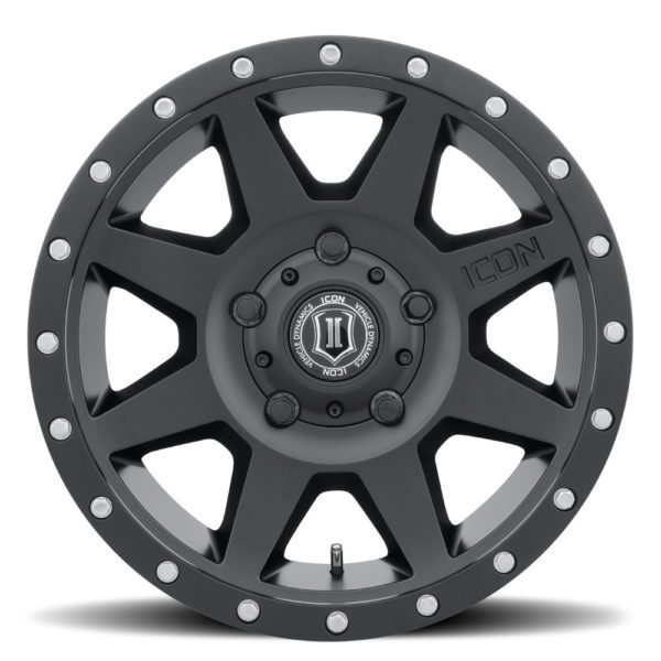 JK/JL/JT (17×8.50) 5 x REBOUND SATIN BLACK 5×5 -6 OFFSET
