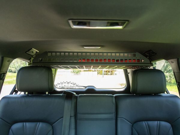 LC200 Standalone Rear Roof Shelf  [With Small Side Molle Panels]
