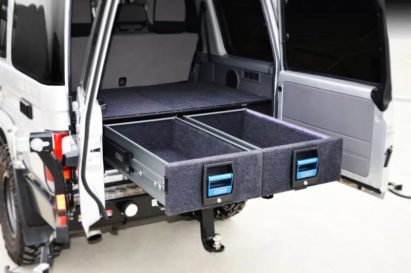 LC76 COMPLETE DUAL STORAGE DRAWER KIT 2007+