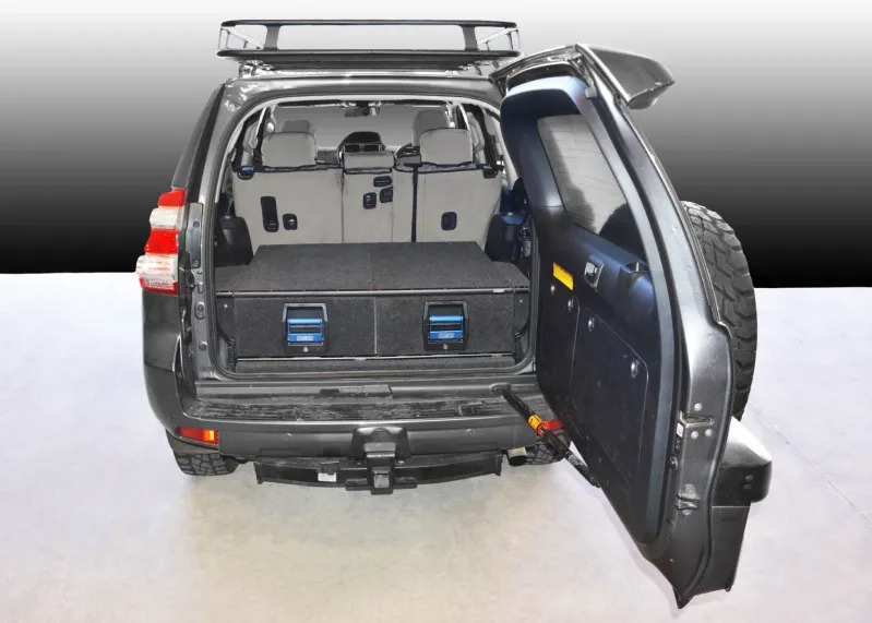 PRADO 150 COMPLETE DUAL STORAGE DRAWER KIT 2009+