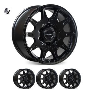 LC100 (17X9) 4x INVADER WHEELS (5/150) +35 OFFSET