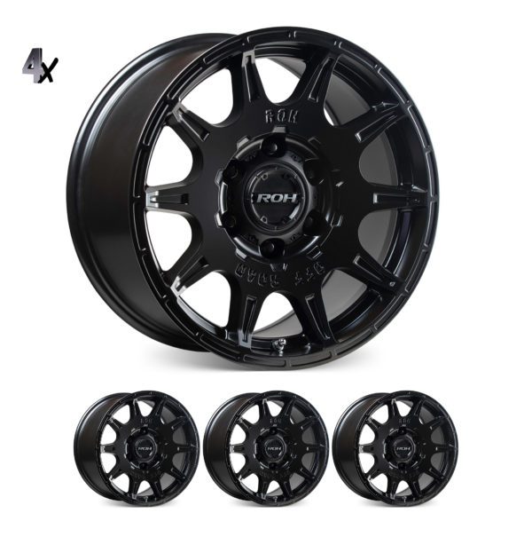 SILVERADO / SIERRA 1500 (17X9) 4x INVADER WHEELS (6/139) +12 OFFSET