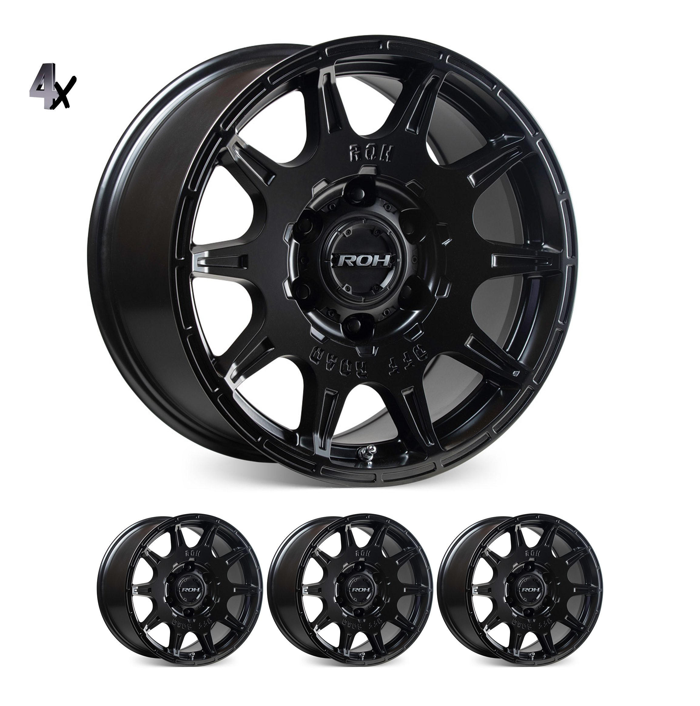 RAM 1500 (17X9) 4x INVADER WHEELS (6/139) +12 OFFSET