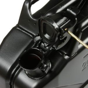 20L JERRY CAN – BLACK STEEL FINISH