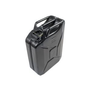 20L JERRY CAN – BLACK STEEL FINISH