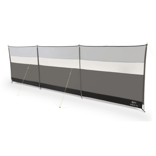 Dometic A Four pole windbreak to keep the wind off