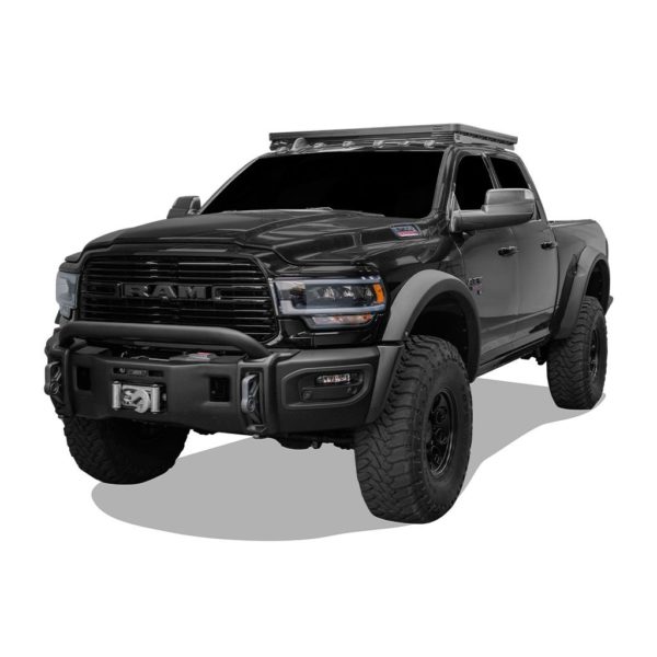 RAM 1500/2500/3500 CREW CAB (2009-CURRENT) SLIMLINE II ROOF RACK KIT / LOW PROFILE – KRDR011T