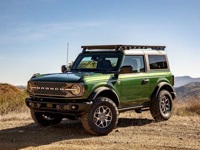 BRONCO 2 DOOR (2022-CURRENT) SLIMLINE II ROOF RACK KIT| KRFB005T