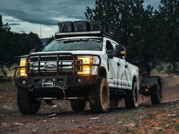 SUPER DUTY F250-F350 (1999-CURRENT) SLIMLINE II ROOF RACK KIT / LOW PROFILE – KRFF010T