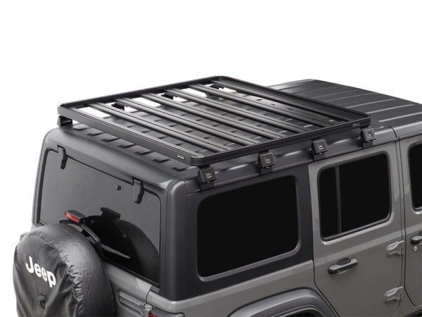 WRANGLER JL 4 DOOR (2018-CURRENT) SLIMLINE II 1/2 ROOF RACK KIT – KRJW027T