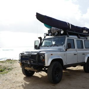 DEFENDER 110 (1983-2016) SLIMLINE II ROOF RACK KIT – KRLD003L