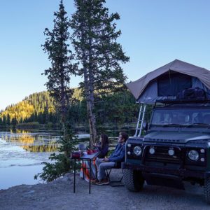 DEFENDER 110 (1983-2016) SLIMLINE II ROOF RACK KIT – KRLD003L