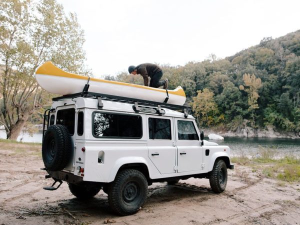 DEFENDER 110 (1983-2016) SLIMLINE II ROOF RACK KIT / TALL – KRLDT03L
