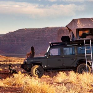 DEFENDER 110 (1983-2016) SLIMLINE II ROOF RACK KIT / TALL – KRLDT03L